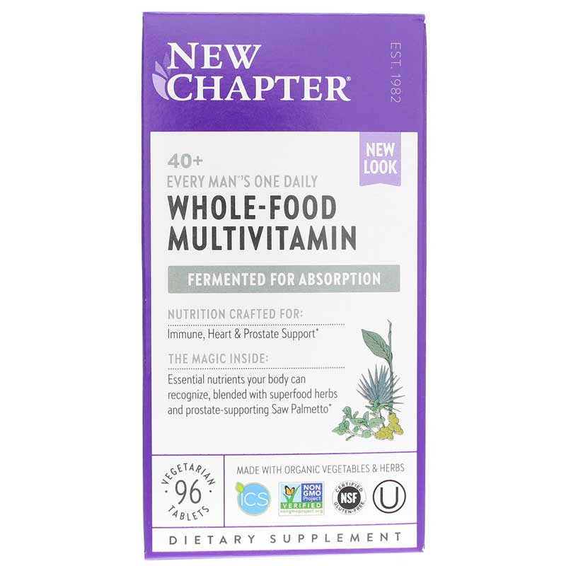 New Chapter Every Mans One Daily Multi 40+ 96 Tablets