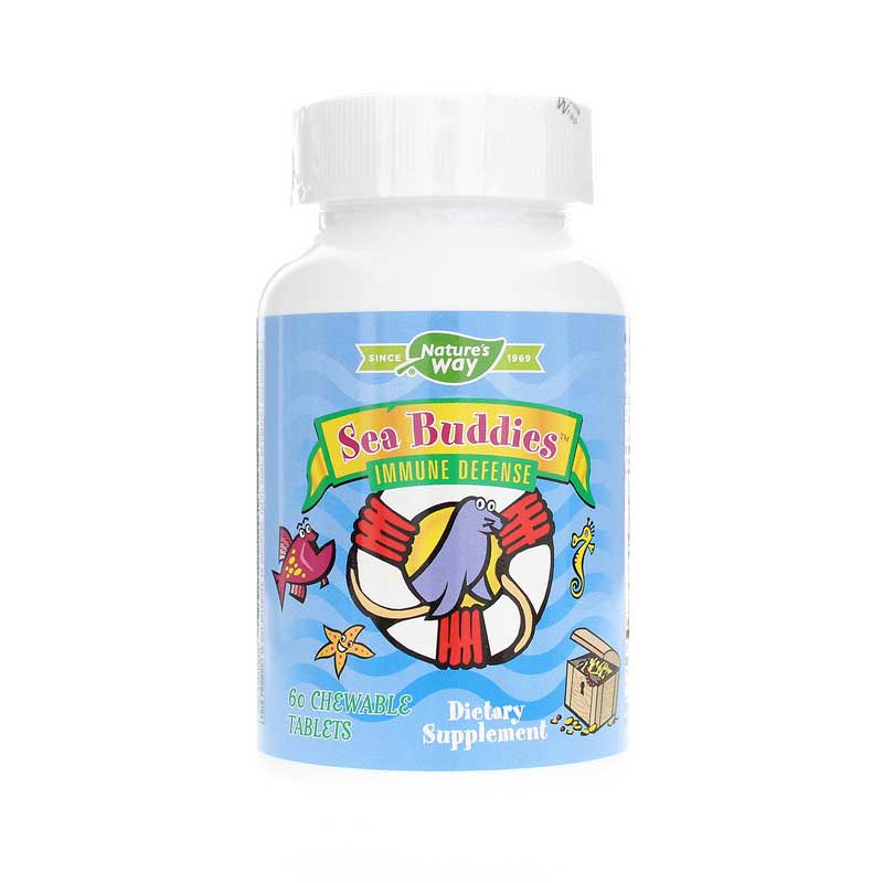 Natures Way Sea Buddies Immune Defense 60 Chewable Tablets
