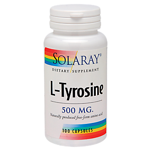 L-Tyrosine - Free Form Amino Acid - 500 MG (100 Capsules)