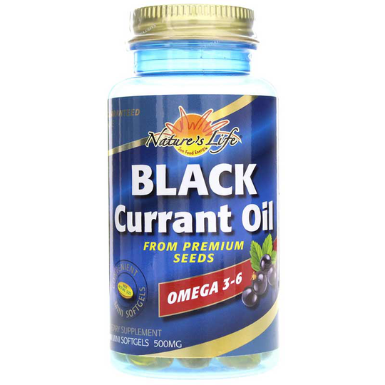 Natures Life Black Currant Oil 500 Mg 90 Softgels