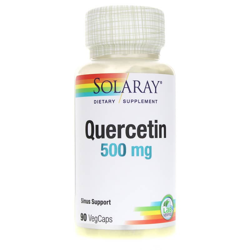 Solaray Quercetin 500 Mg, Non-Citrus Formula 90 Veg Capsules