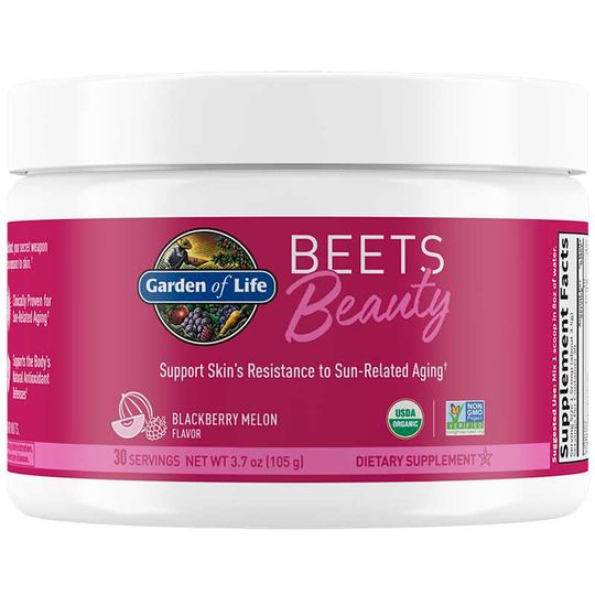Garden of Life Beets Beauty Blackberry Melon 3.7 Oz