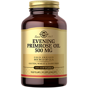 Evening Primrose Oil - Cold Pressed Source of GLA - 500 MG (180 Softgels)