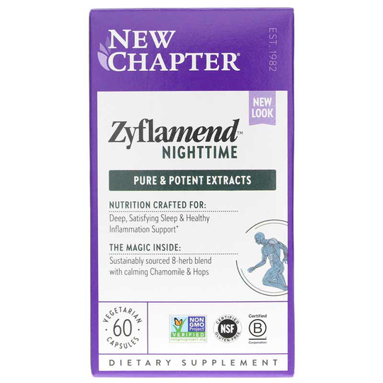 New Chapter Zyflamend Nighttime 60 Veg Capsules