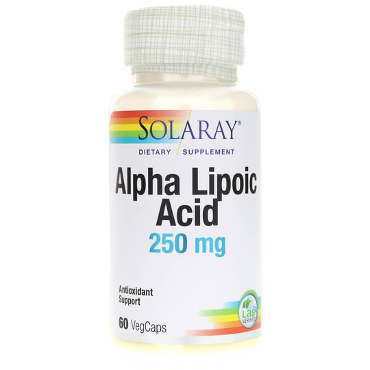 Solaray Alpha Lipoic Acid 250 Mg 60 Veg Capsules
