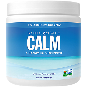 Natural Calm Magnesium Powder - Unflavored (56 Servings)