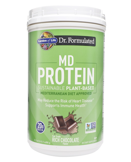 Garden of Life - MD Protein Sustainable Plant-Based Rich Chocolate Flavor - 31.11 oz.