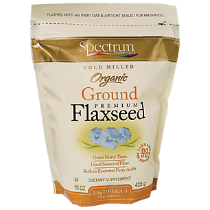 Organic Ground Premium Flaxseed - Cold Milled (15 Ounces)