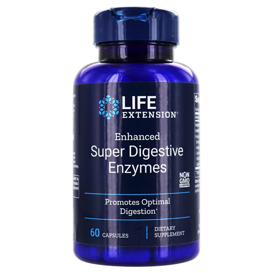 Life Extension - Enhanced Super Digestive Enzymes - 60 Capsules