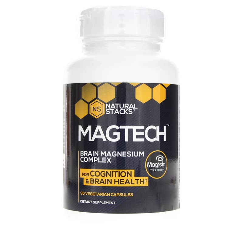 Natural Stacks MagTech Brain Magnesium Complex 90 Veg Capsules