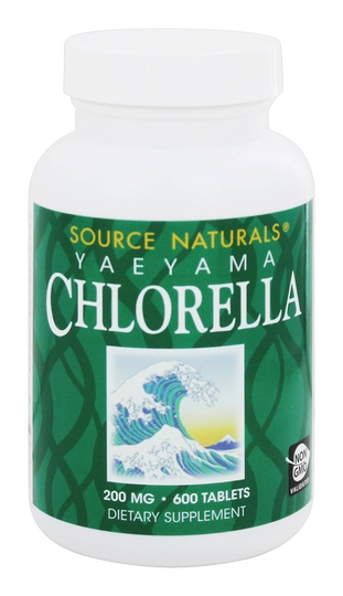 Source Naturals - Yaeyama Chlorella 200 mg. - 600 Tablets