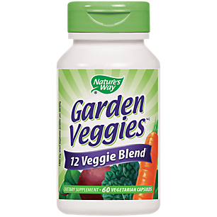 Garden Veggies - Life & Energy Super Antioxidant with 12 Vegetables per Serving (60 Vegetable Capsules)