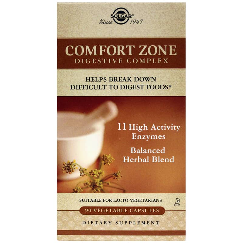 Solgar Comfort Zone Digestive Complex 90 Veg Capsules