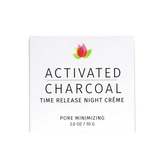 Reviva Labs Activated Charcoal Time Release Night Creme 2 Oz