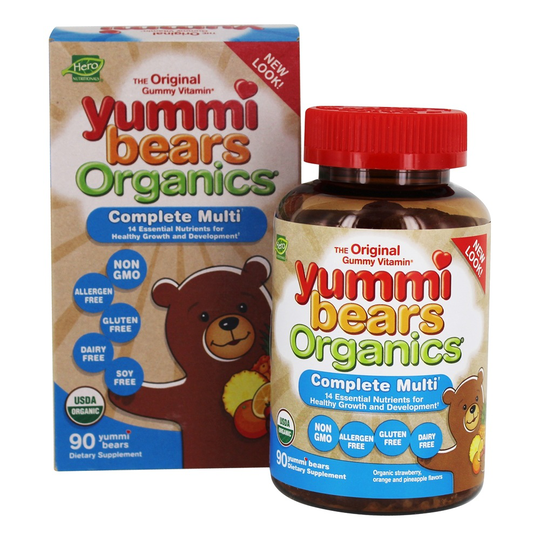 Hero Nutritionals Products - Yummi Bears Organics Complete Multi-Vitamin - 90 Gummies