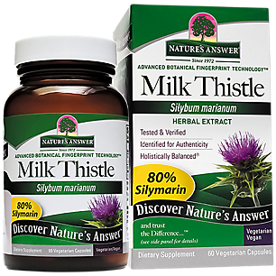 Milk Thistle Herbal Extract - 80% Silymarin (60 Vegetarian Capsules)