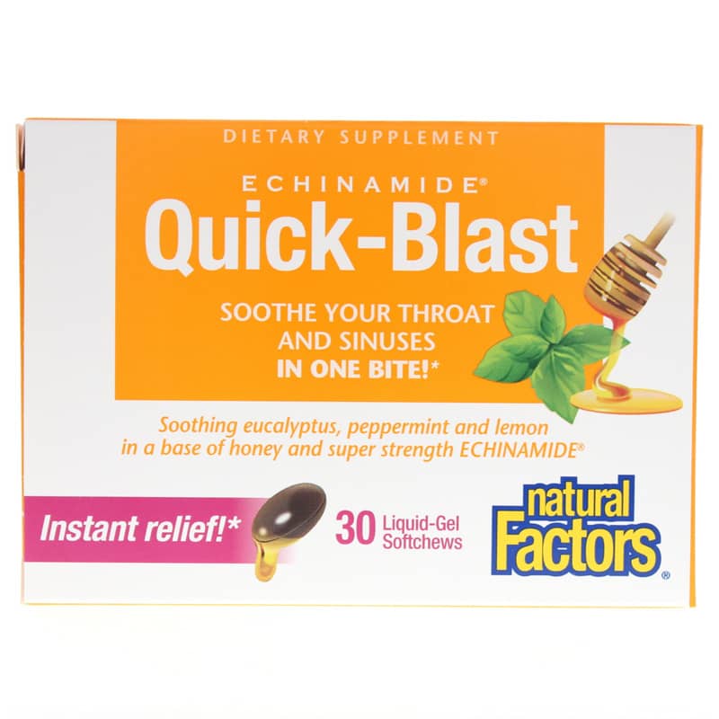 Natural Factors Echinamide Quick-Blast 30 Liquid Phyto Caps