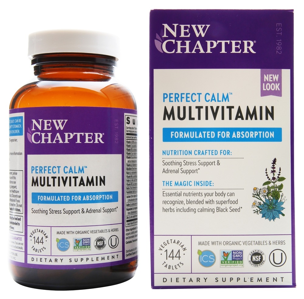 New Chapter - Perfect Calm Multivitamin - 144 Vegetarian Tablets