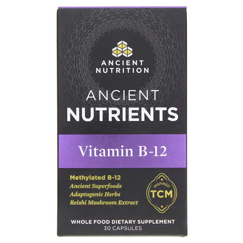 Ancient Nutrition Ancient Nutrients Vitamin B-12 30 Capsules