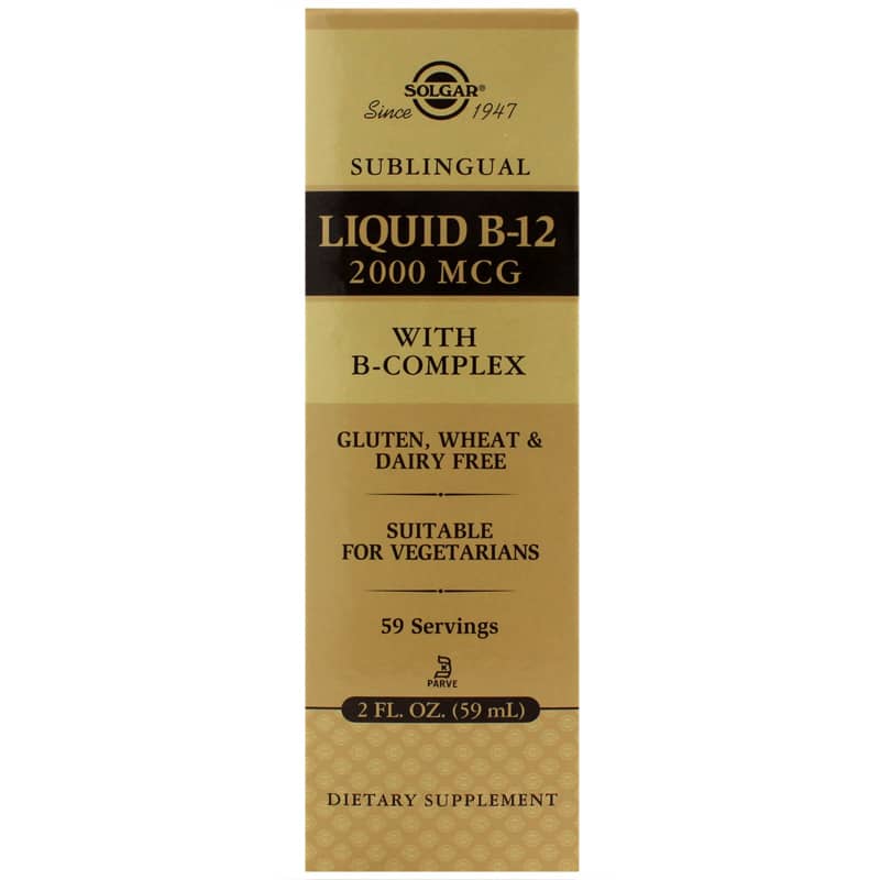 Solgar Liquid B-12 2000 Mcg 2 Oz