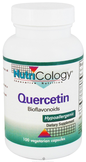Nutricology - Quercetin Bioflavonoids - 100 Vegetarian Capsules