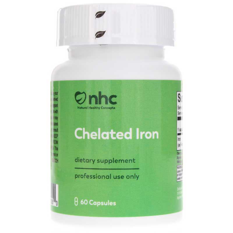 Natural Healthy Concepts Chelated Iron 60 Capsules