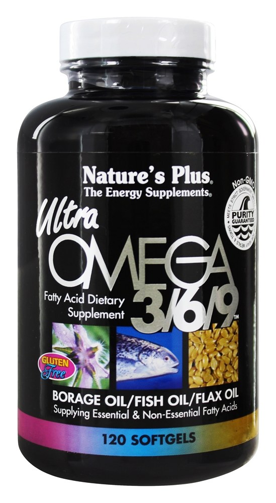 Natures Plus - Ultra Omega 3-6-9 1200 mg. - 120 Softgels