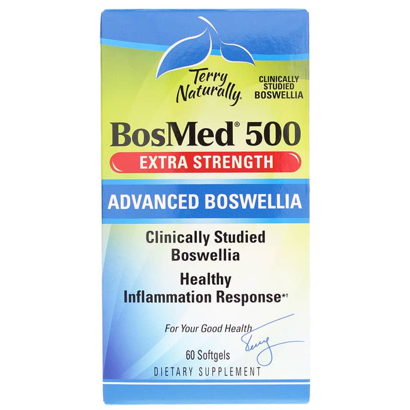 Terry Naturally BosMed 500 Extra Strength Advanced Boswellia 60 Softgels