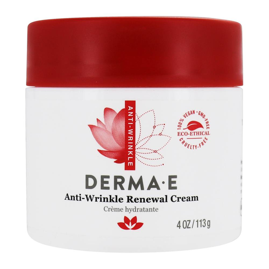 DERMA-E - Anti-Wrinkle Facial Renewal Cream - 4 oz.