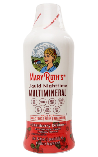 MaryRuth Organics - Nighttime Multimineral Liquid Cranberry Dream - 32 fl. oz.