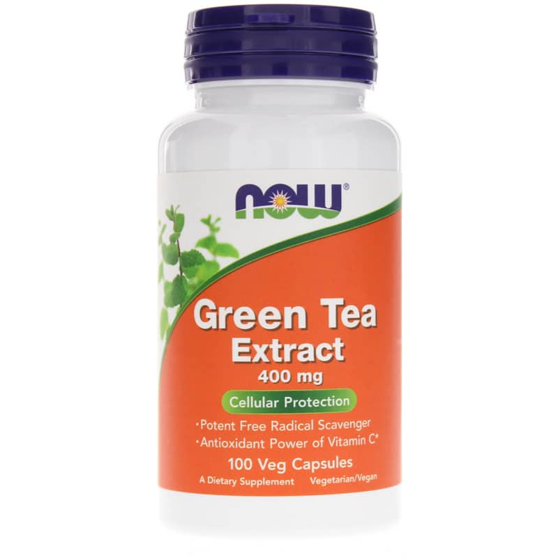 NOW Foods Green Tea Extract 400 Mg 100 Veg Capsules