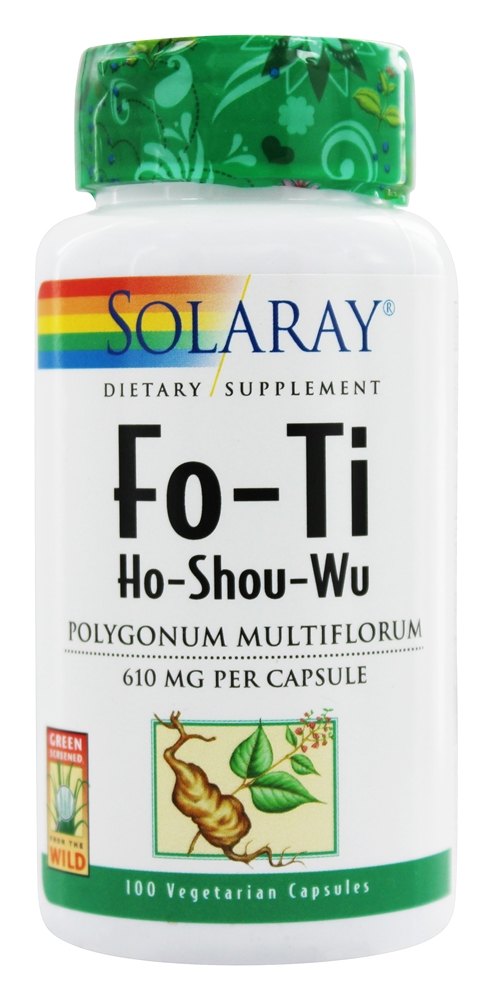 Solaray - Fo-Ti Ho-Shou-Wu 610 mg. - 100 Capsules