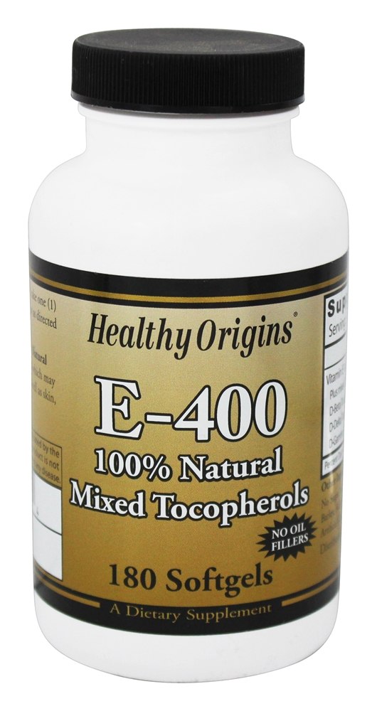 Healthy Origins - Vitamin E 400 IU - 180 Softgels