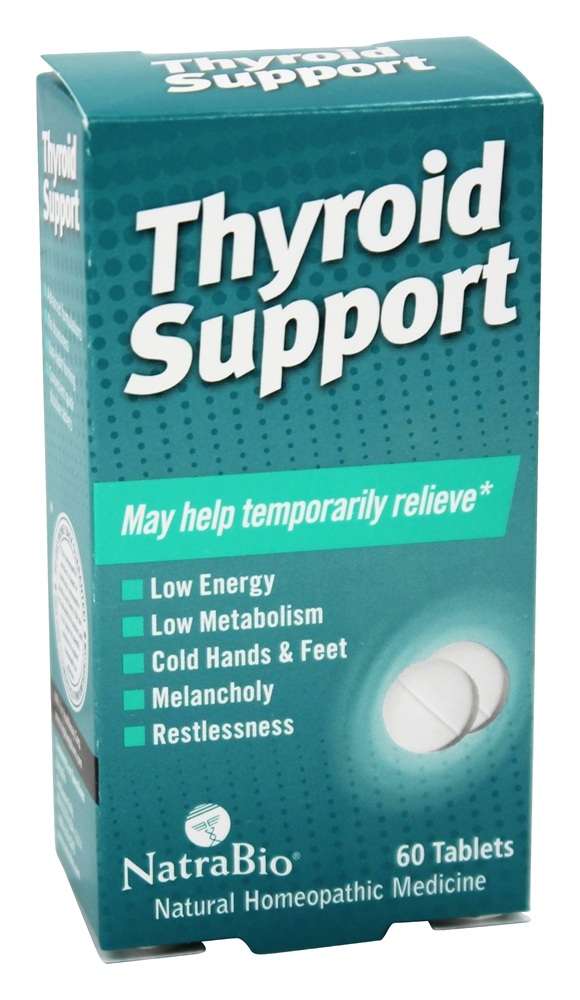 NatraBio - Thyroid Support - 60 Tablets
