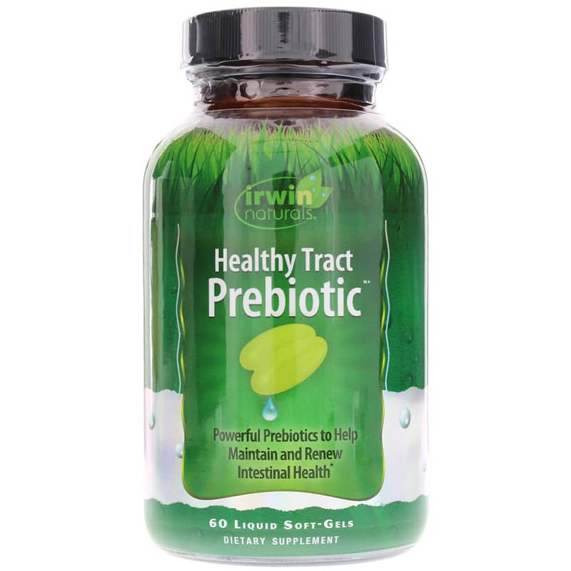 Irwin Naturals Healthy Tract Prebiotic 60 Liquid Softgels
