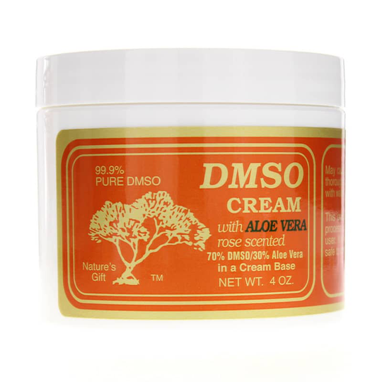 Dmso Cream with Aloe Vera Rose Scented 4 Oz