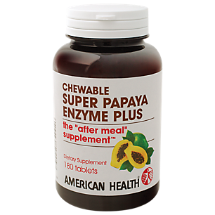 Chewable Super Papaya Enzyme Plus - The After Meal Supplement (180 Chewable Tablets)