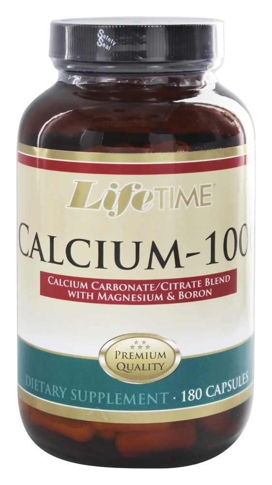 LifeTime Vitamins - Calcium Citrate 1000 with Magnesium - 180 Capsules