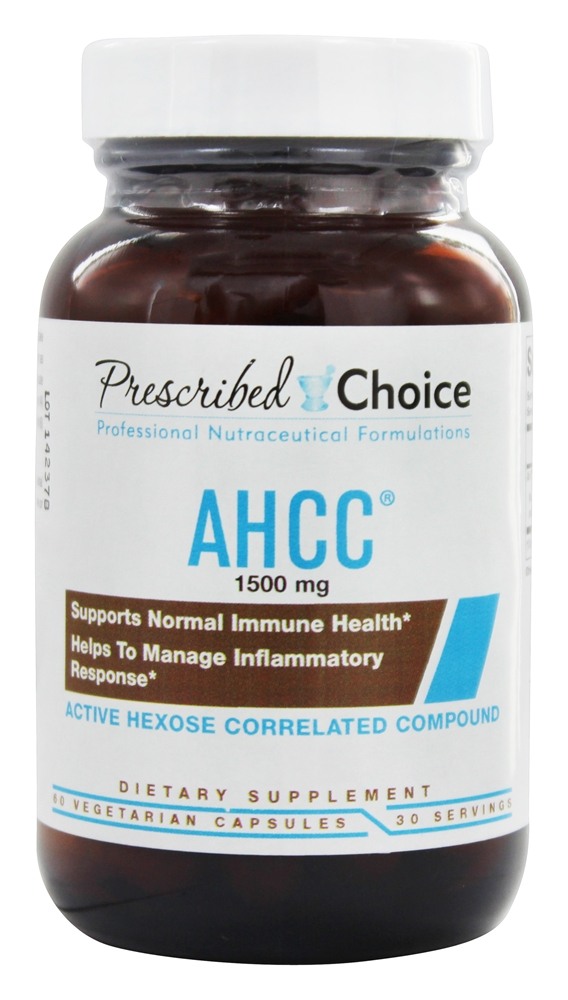 Prescribed Choice - AHCC Inflammatory Response Support 1500 mg. - 60 Capsules