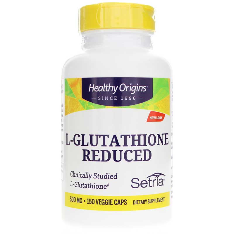 Healthy Origins L-Glutathione Reduced Setria 500 Mg 150 Capsules