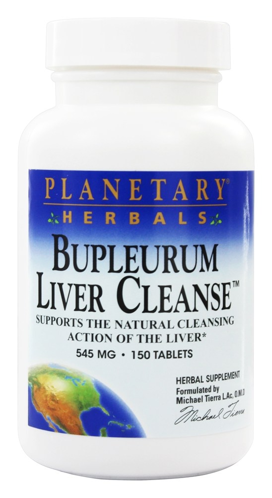 Planetary Herbals - Bupleurum Liver Cleanse 545 mg. - 150 Tablets