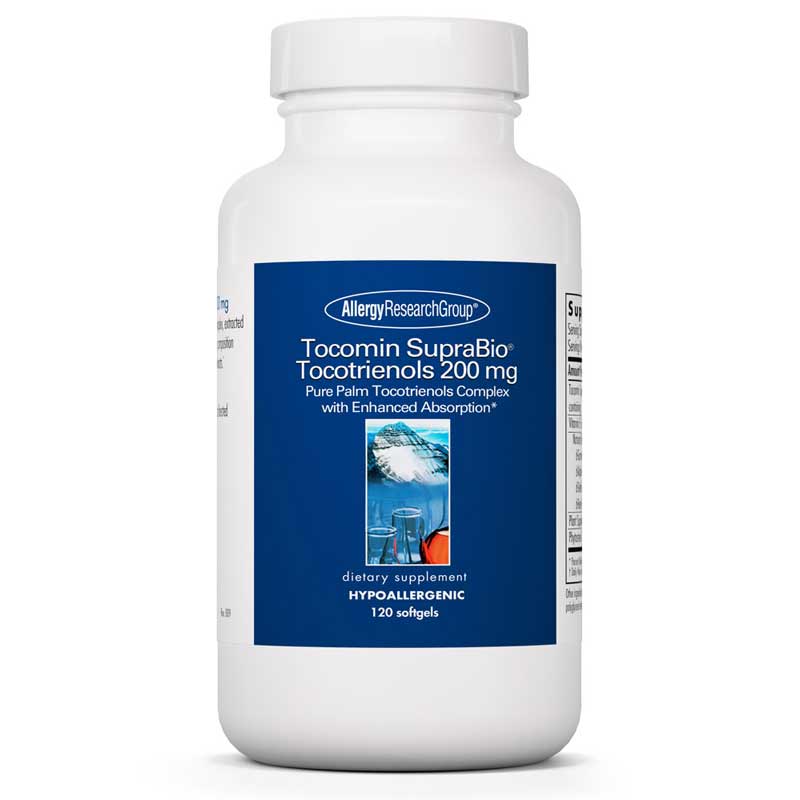 Allergy Research Group Tocomin SupraBio Tocotrienols 200 Mg 120 Softgels