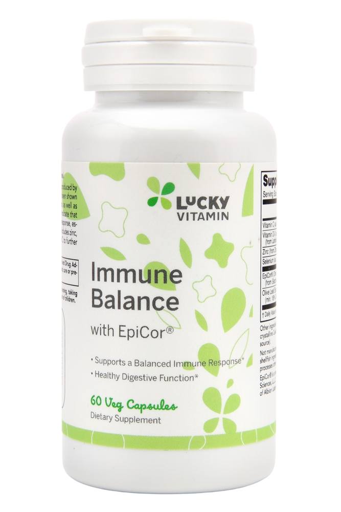 LuckyVitamin - Immune Balance with Epicor - 60 Veg Capsules