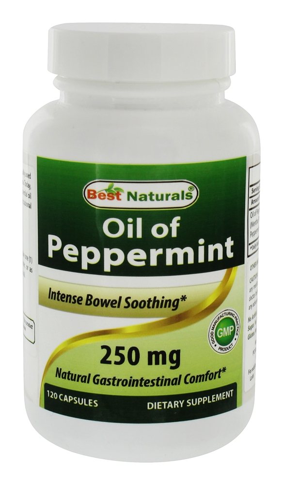 Best Naturals - Oil of Peppermint 250 mg. - 120 Capsules