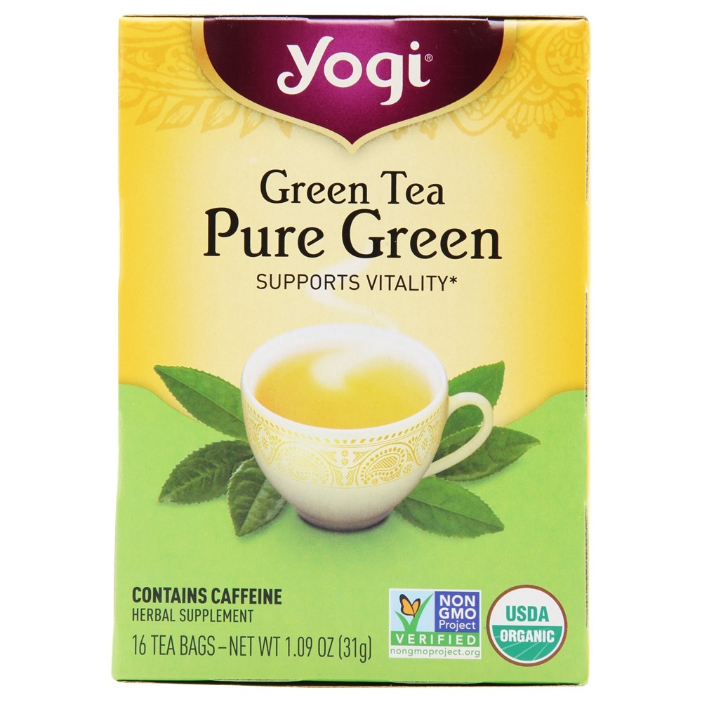 Yogi Tea - Organic Green Tea Pure Green - 16 Tea Bags
