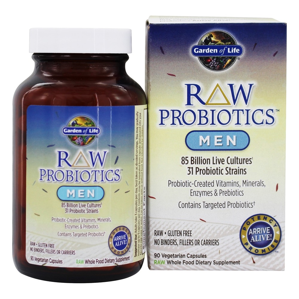 Garden of Life - RAW Probiotics Men 85 Billion CFU - 90 Vegetarian Capsules