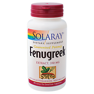 Fenugreek Extract - 65% Galactomannon, Soluble Fiber - 350 MG (90 Capsules)