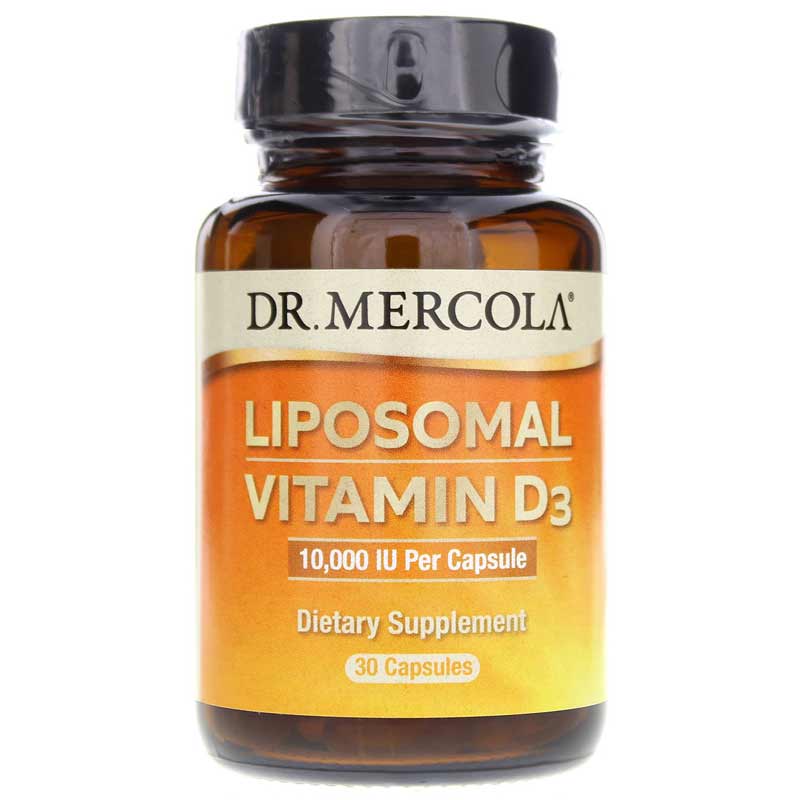 Dr. Mercola Liposomal Vitamin D3 10000 IU 30 Capsules