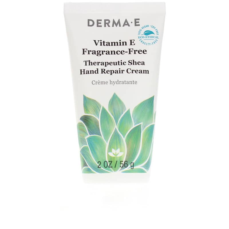 Derma E Vitamin E Fragrance Free Hand Repair Cream 2 Oz