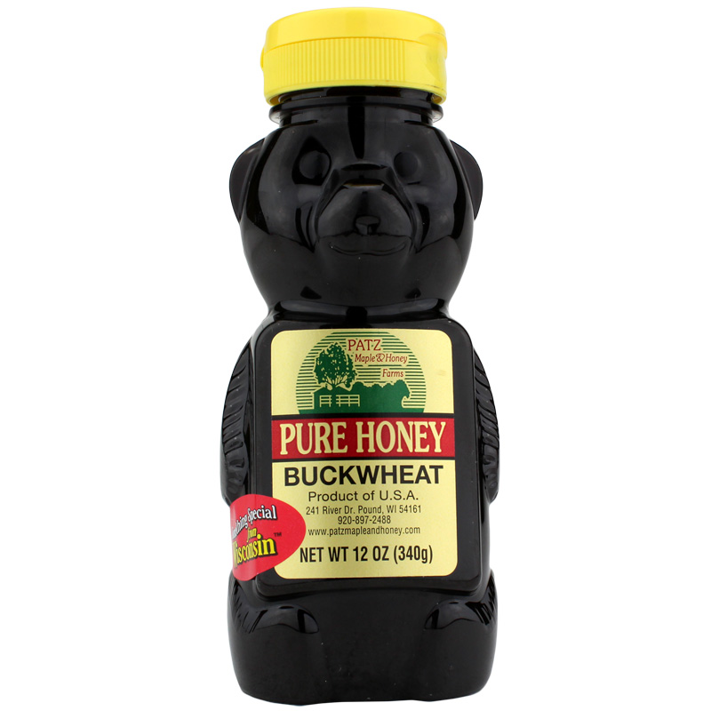 Patz Maple & Honey Farms Pure Honey Buckwheat 12 Oz